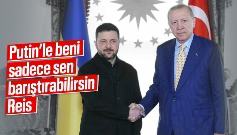 SON DAKİKA! Cumhurbaşkanı Erdoğan Zelensky ile İstanbul'da görüştü