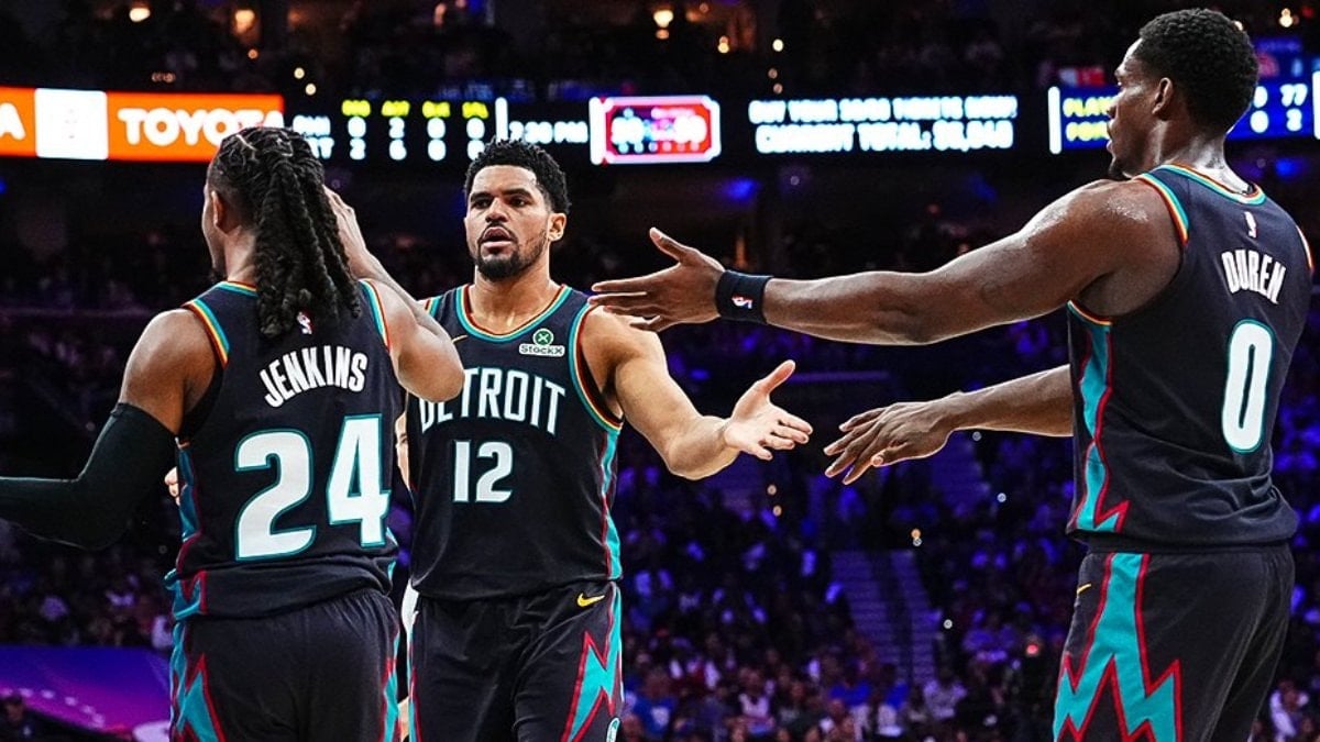 Pistons, 76ers'ı yenerek Doğu Konferansı liderliğini garantiledi