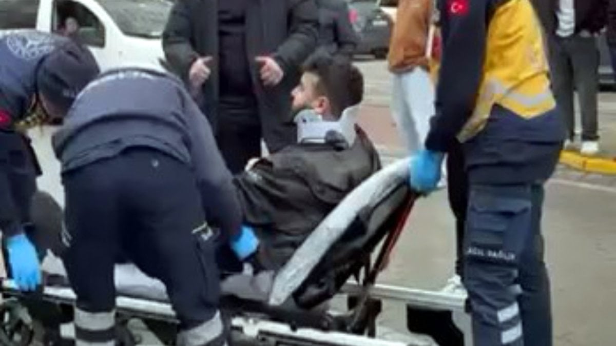 İstanbul'da kadın sürücü tartıştığı motokuryenin üzerine araç sürdü