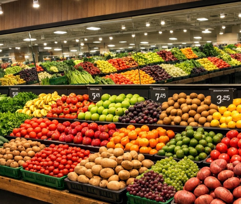 Manav reyonlarındaki aynaların sebebi şaşırttı