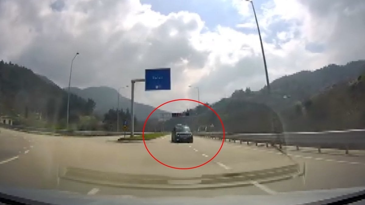 Bursa'da ters yönde ilerledi, trafiği tehlikeye attı