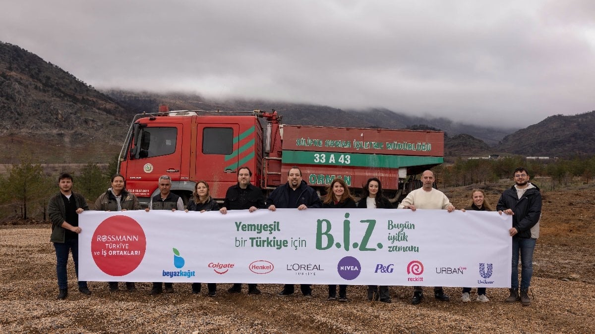Rossmann Türkiye’den nefes! 135 bin fidanla Mersin Silifke’de yanan ormanlar canlanıyor