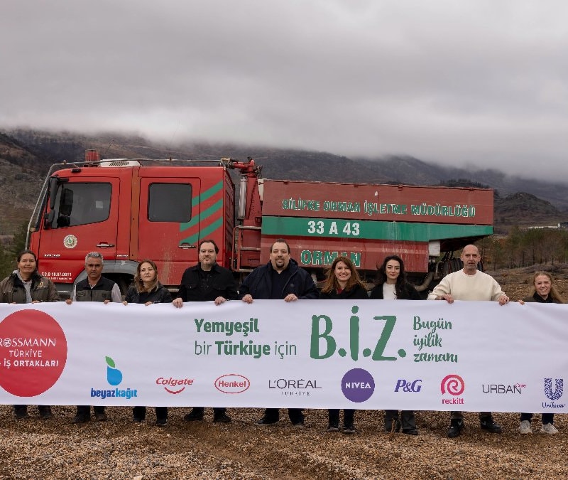 Rossmann Türkiye’den nefes! 135 bin fidanla Mersin Silifke’de yanan ormanlar canlanıyor