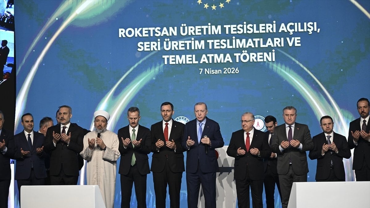 Cumhurbaşkanı Erdoğan, ROKETSAN Üretim Tesisleri Açılışı'nı dualarla gerçekleştirdi