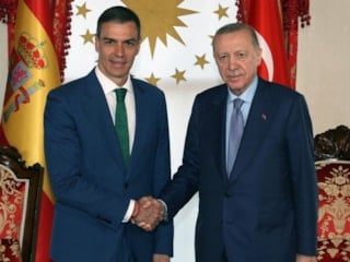 Cumhurbaşkanı Erdoğan, İspanya Başbakanı Pedro Sanchez ile görüştü