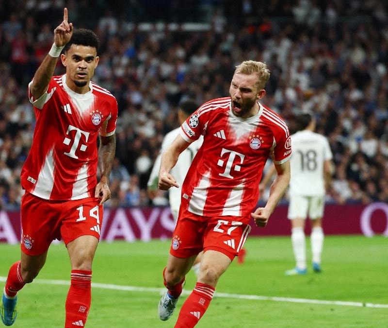 Şampiyonlar Ligi çeyrek finalinde Bayern Münih ve Arsenal avantajı kaptı