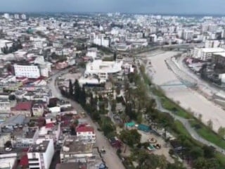 Osmaniye'de sel felaketi havadan görüntülendi