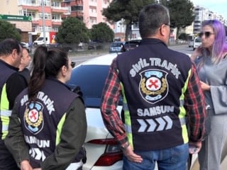 Samsun'da korsan taksiciye ceza yağdı