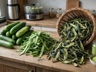 Salatalık kabuklarını kurutun, ek masraftan kurtulun; Bakın ne işe yarıyor...