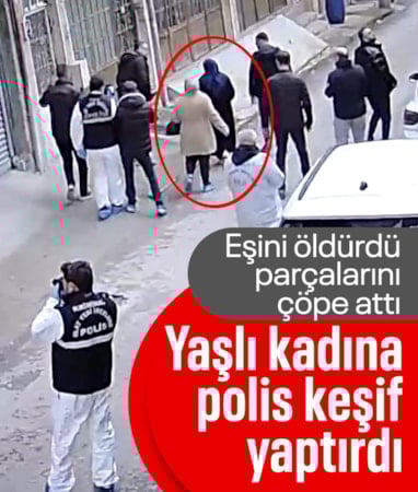 Bursa'da öldürdüğü eşinin parçalarını attığı kutuları gösterdi