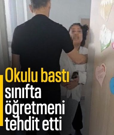 Samsun'da öğretmeni derste tehdit etti