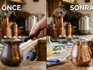 Matlaşan cezveleri pırıl pırıl yapan yöntem ortaya çıktı