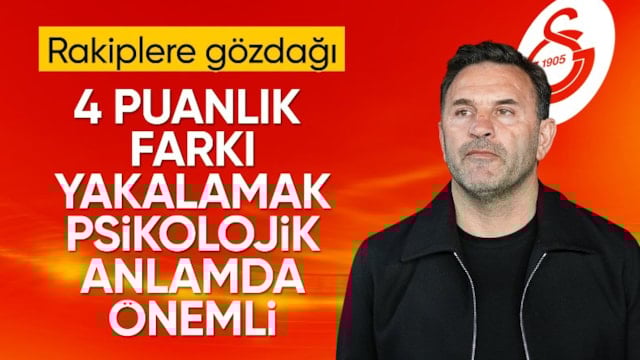 Okan Buruk: Çok önemli bir maçtı