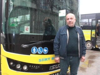 Siirt'te yolcuyu hastaneye yetiştiren sürücü konuştu