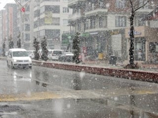 Van ve Bitlis'te kar etkili oldu