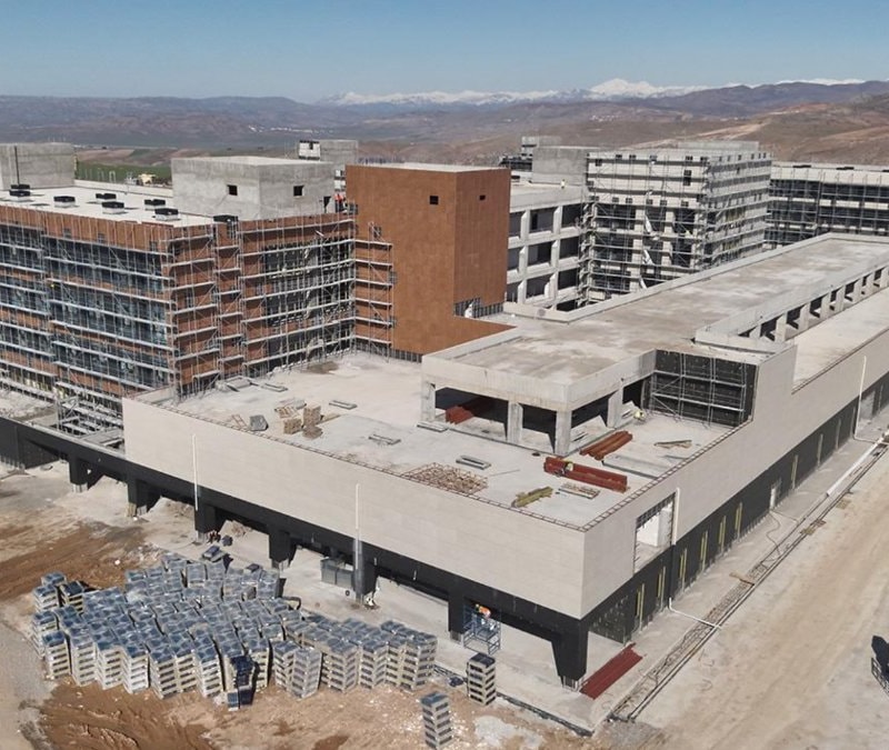 Siirt’te 'akıllı hastane' inşaatında sona gelindi