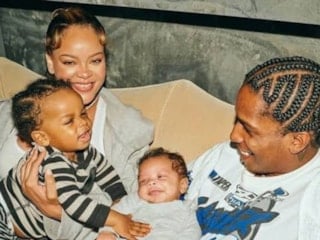 Herkesten saklıyordu! Rihanna minik kızıyla objektiflere yakalandı