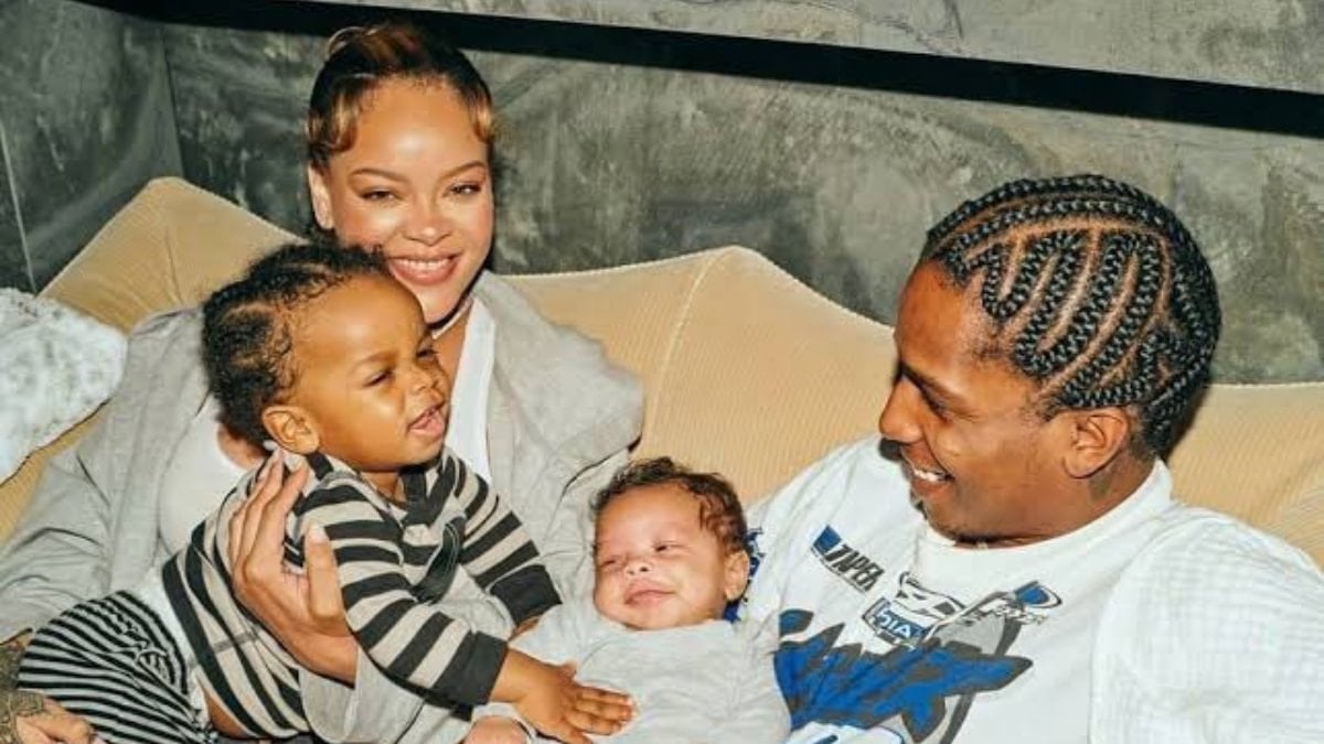 Herkesten saklıyordu! Rihanna minik kızıyla objektiflere yakalandı