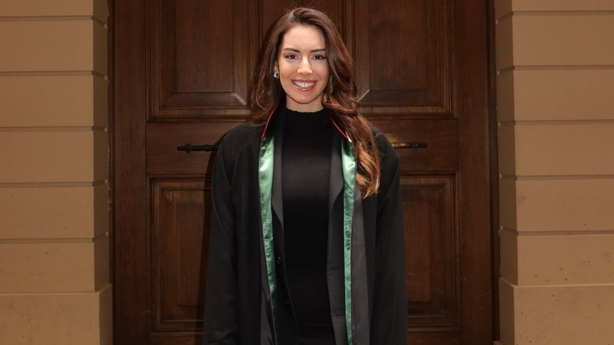 Kızılcık Şerbeti'nin Çimen'i Selin Türkmen resmen avukat oldu