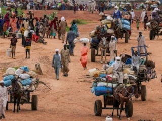 Sudan'da her 4 kişiden 1'i yerinden edilmiş durumda