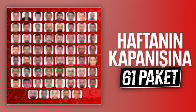 61 suçlu Türkiye'ye getirildi