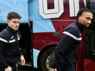 Trabzonspor kafilesi, Antalya'ya gitti