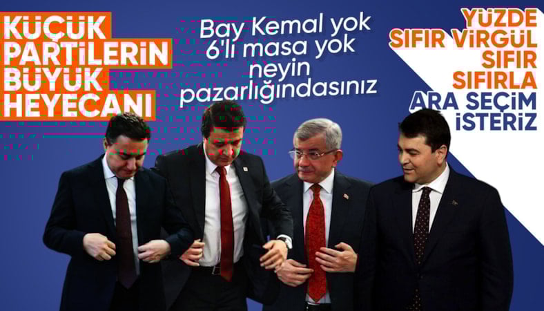 Özgür Özel'in ara seçim çağrısına DEVA, Gelecek ve DP'den destek