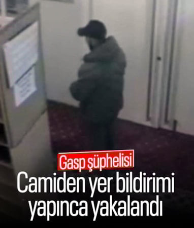 Eskişehir'de gasp şüphelisi camiden yer bildirimi yapınca yakayı ele verdi