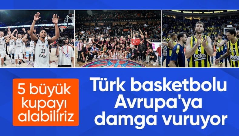 Türk basketbolu Avrupa'ya damgasını vuruyor