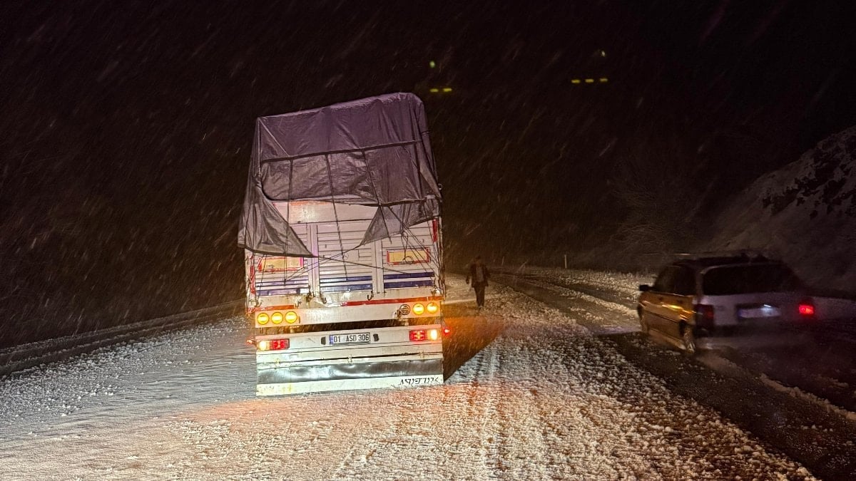 Çorum'da kar yağışı etkili oldu
