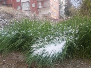 Ankaralılar yeni güne karla uyandı