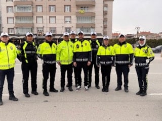 Konyasporlu oyunculardan "Polis Haftası" sürprizi