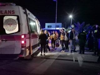 Muğla'da TOMA, otomobile çarptı