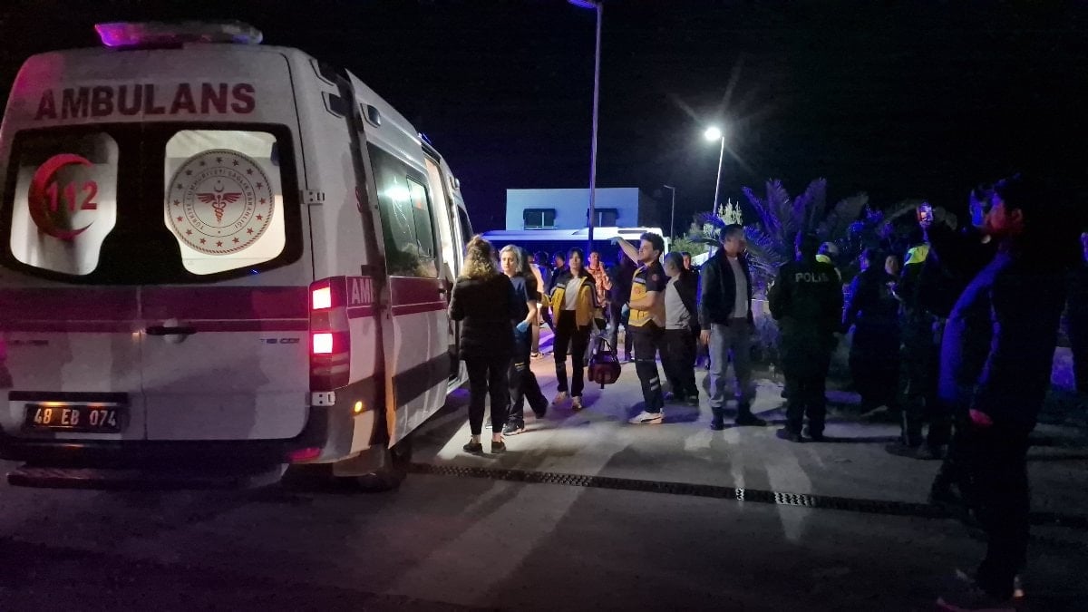 Muğla'da TOMA, otomobile çarptı