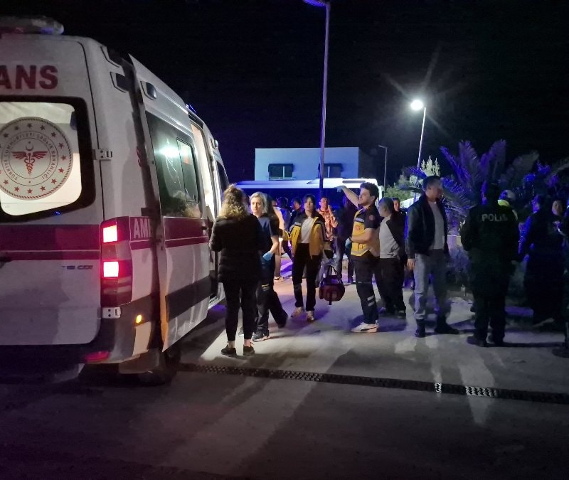 Muğla'da TOMA, otomobile çarptı