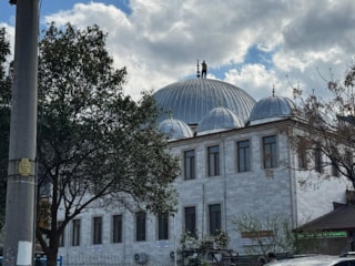 Denizli'de caminin kubbesine çıkan şahıs 2 saatlik çaba ile ikna edildi