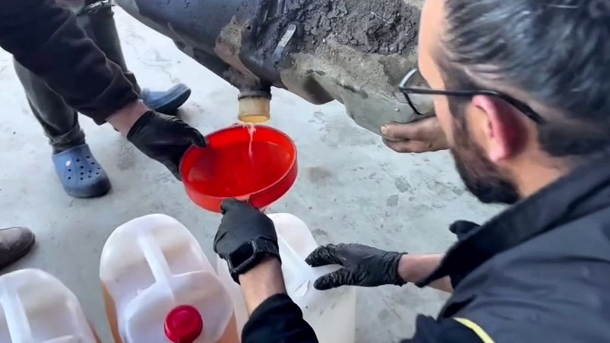 Osmaniye’de yakıt deposunda uyuşturucu düzeneği bulundu