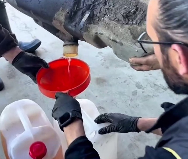 Osmaniye’de yakıt deposunda uyuşturucu düzeneği bulundu