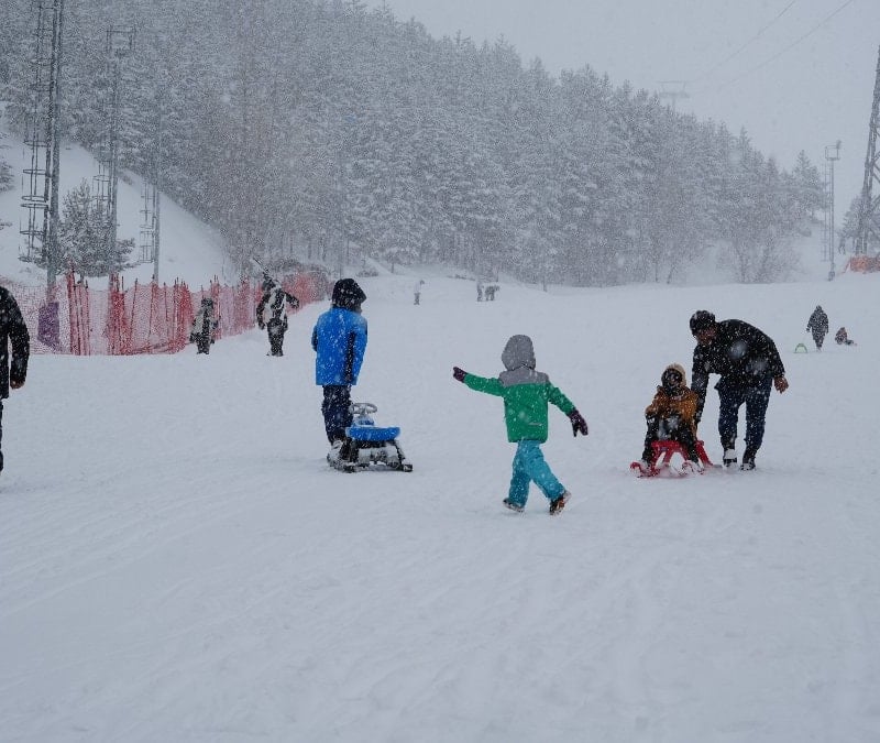 Palandöken’de sezon uzadı: Kayak keyfi nisan sonuna kadar sürecek