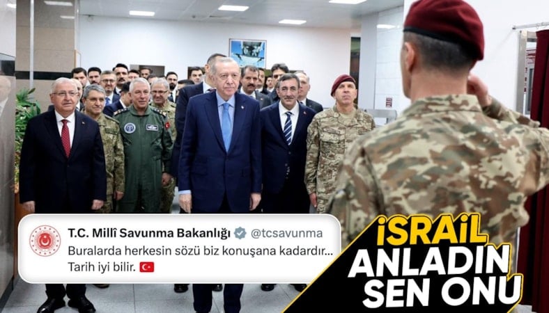 MSB'den dikkat çeken Erdoğan paylaşımı