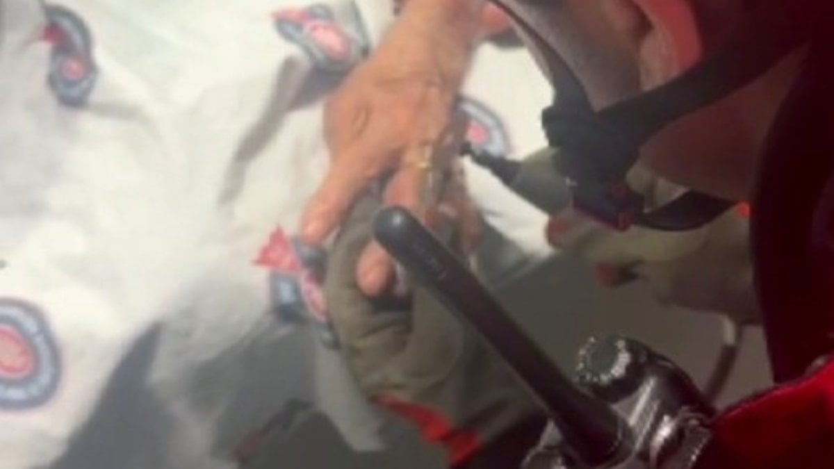 Kahramanmaraş'ta parmağa sıkışan yüzüğü itfaiye çıkardı