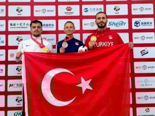 Milli karateciler, Çin'de 2 altın, 1 bronz madalya kazandı