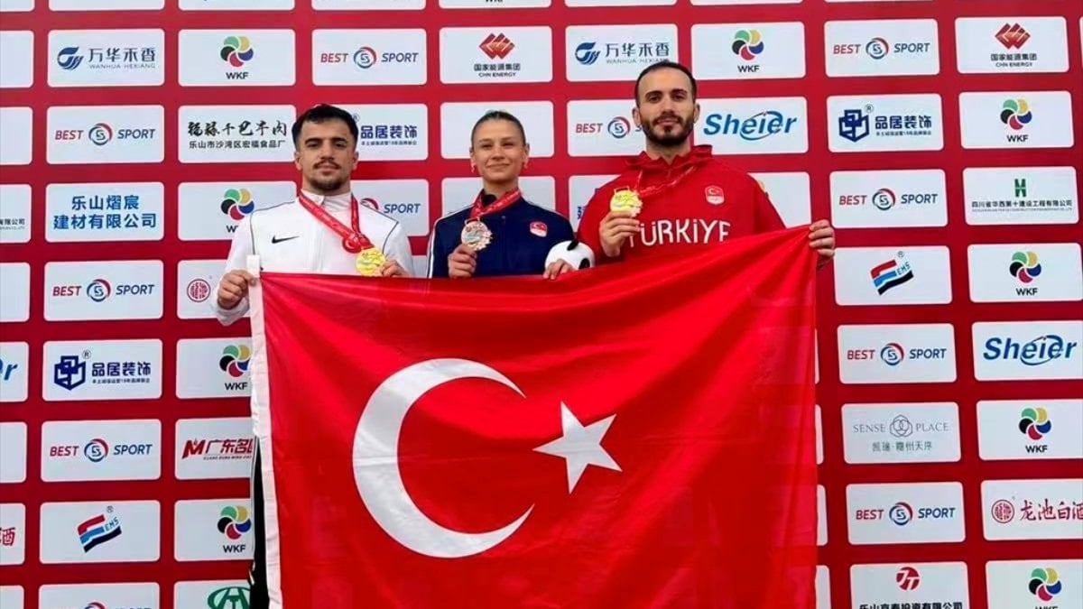 Milli karateciler, Çin'de 2 altın, 1 bronz madalya kazandı
