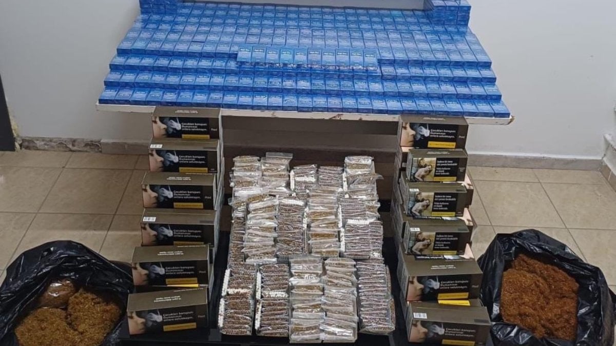 Bursa’da binlerce kaçak makaron ve sigara ele geçirildi