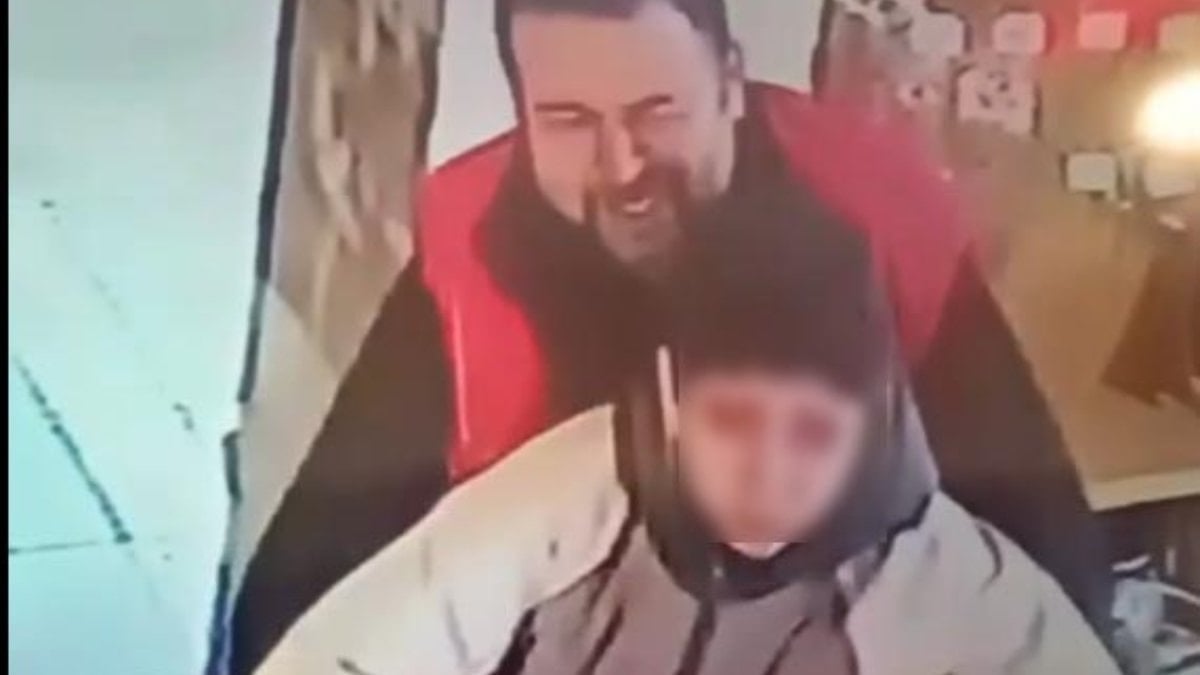 Bolu'da markette Heimlich manevrası