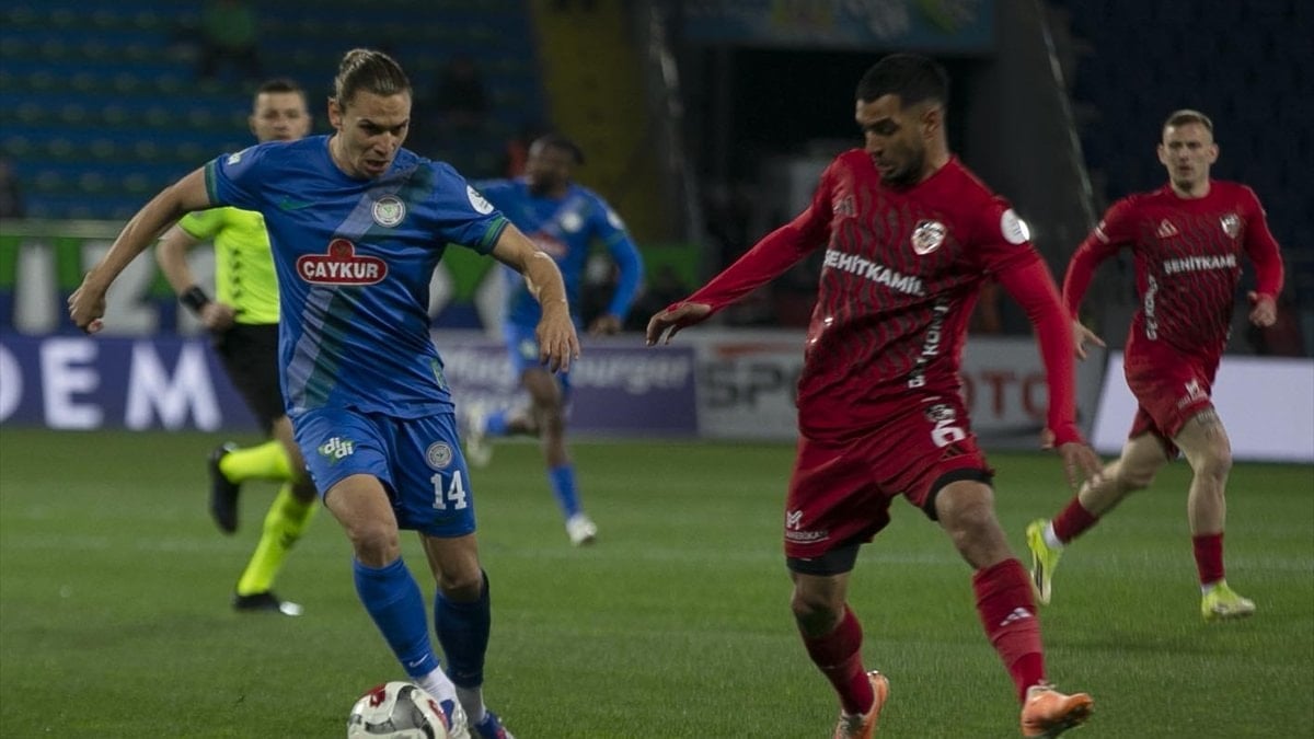 Rizespor, Gaziantep FK karşısında geri döndü