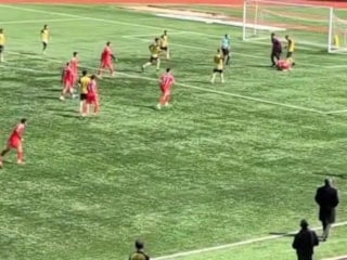 Mardin'de amatör maçta rakip futbolcunun kafasına tekme atan oyuncu tutuklandı