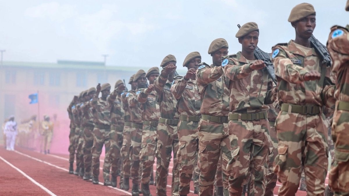 Somali'de TSK tarafından eğitilen Gorgor Özel Kuvvetleri'nden gövde gösterisi