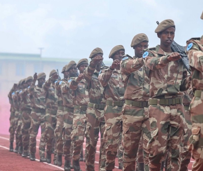 Somali'de TSK tarafından eğitilen Gorgor Özel Kuvvetleri'nden gövde gösterisi