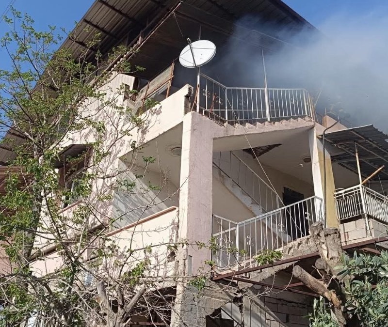 Hatay'da müstakil evde korkutan yangın